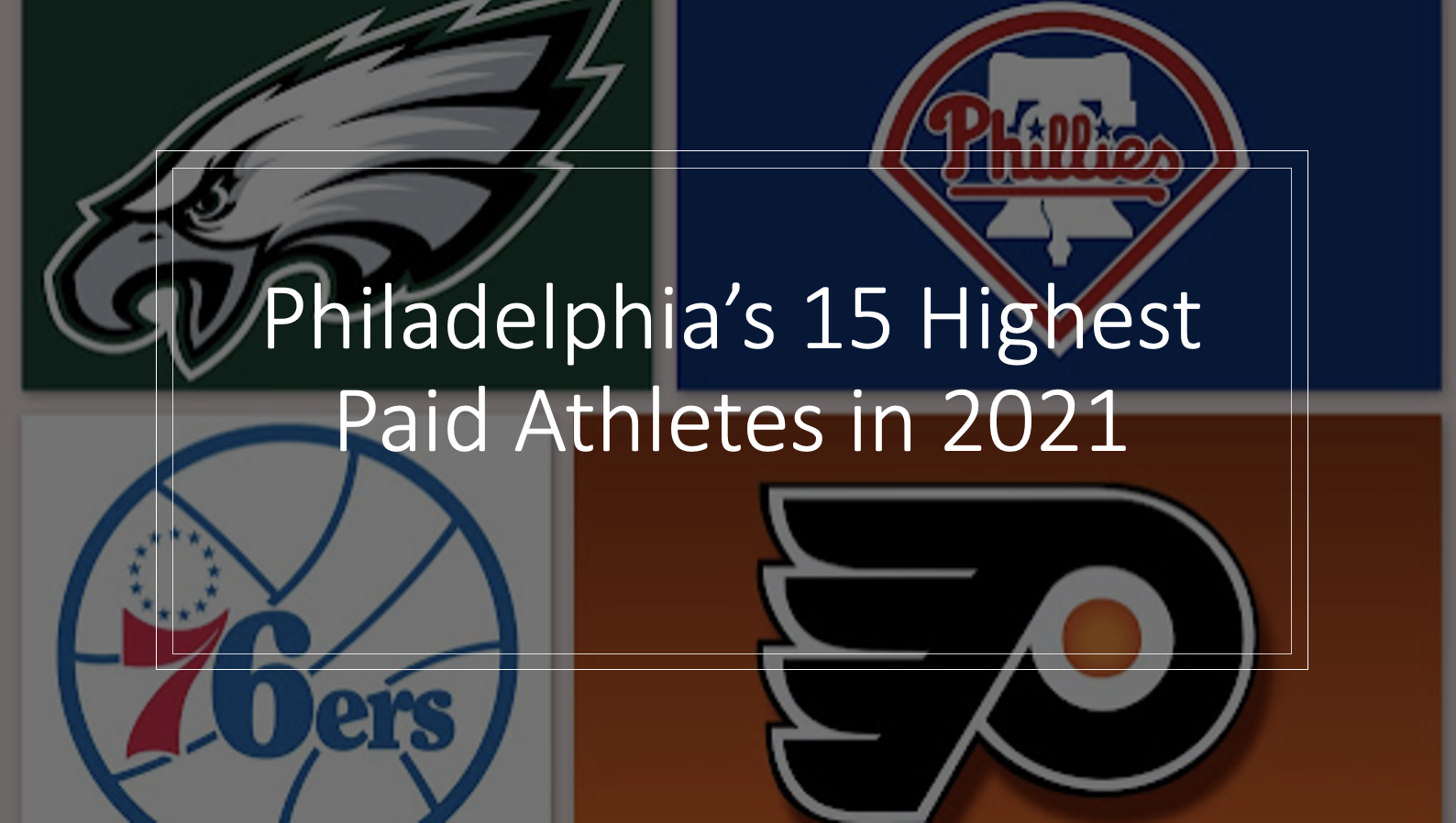 Philadelphia's Highest Paid Athletes in 2021