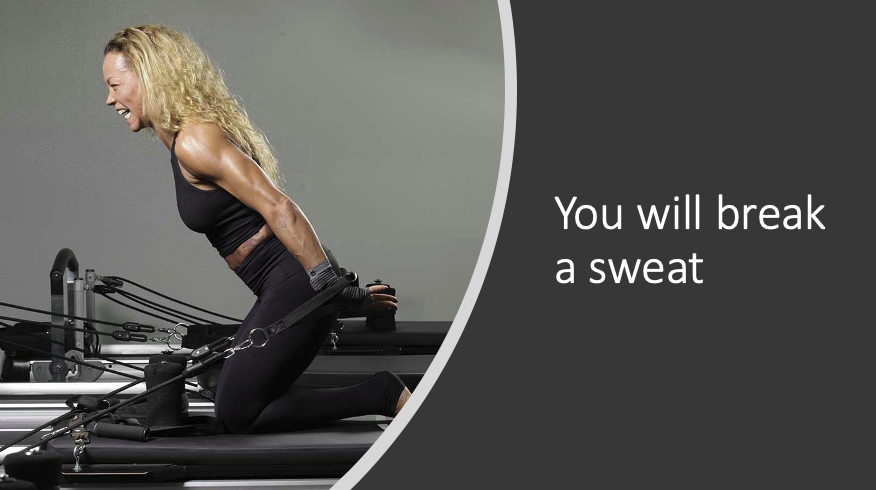 you will break a sweat